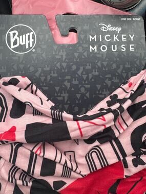 BUFF Disney Minnie Mouse Original EcoStretch Neck Gaiter Pink NWT One Size